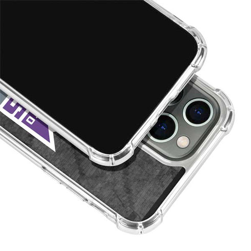 NBA Sacramento Kings Blast Rust iPhone 15 Pro Clear Case