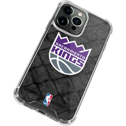NBA Sacramento Kings Blast Rust iPhone 14 Pro Clear Case