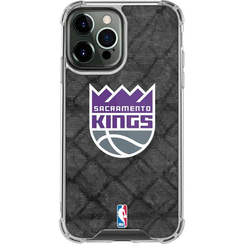 NBA Sacramento Kings Blast Rust iPhone 15 Pro Max Clear Case