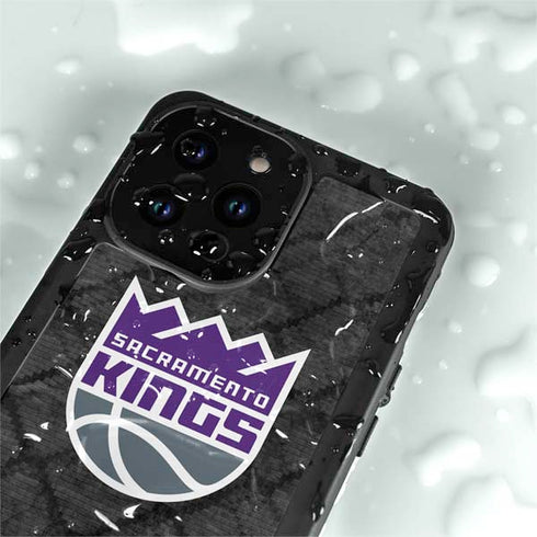 NBA Sacramento Kings Blast Rust iPhone 14 Pro Max Waterproof Case