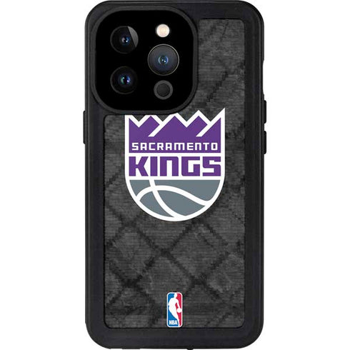 NBA Sacramento Kings Blast Rust iPhone 14 Pro Waterproof Case