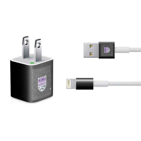 NBA Sacramento Kings Blast Rust iPhone Charger (5W USB) Skin