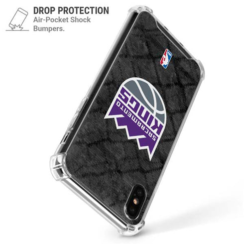 NBA Sacramento Kings Blast Rust iPhone XS Max Clear Case