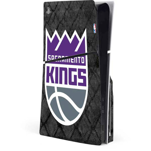 NBA Sacramento Kings Blast Rust PS5 Slim Disk Console Skin