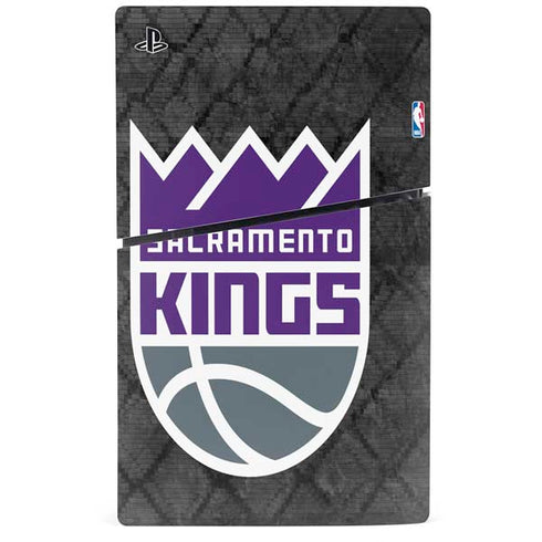 NBA Sacramento Kings Blast Rust PS5 Slim Digital Edition Console Skin