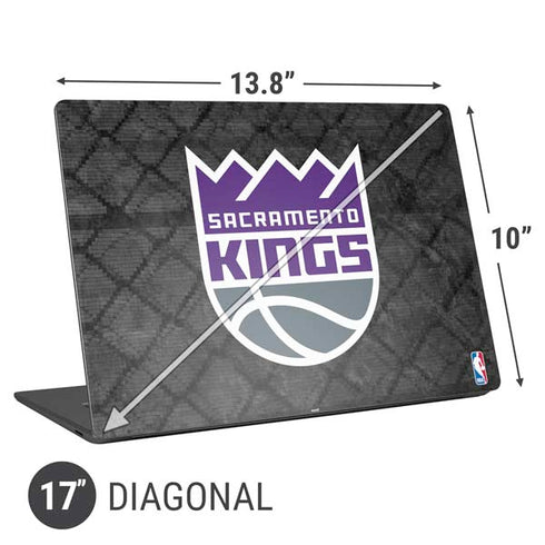 NBA Sacramento Kings Blast Rust Universal Laptop 17in (13.8 x 10in) Skin