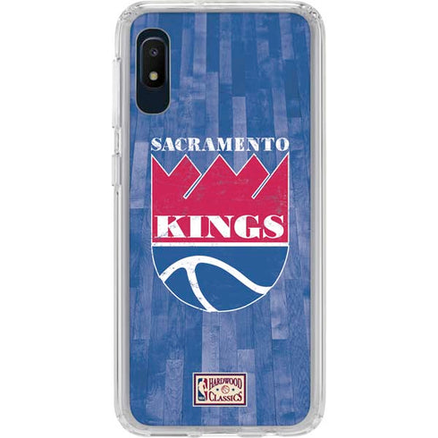 NBA Sacramento Kings Hardwood Classics Galaxy A10e Clear Case