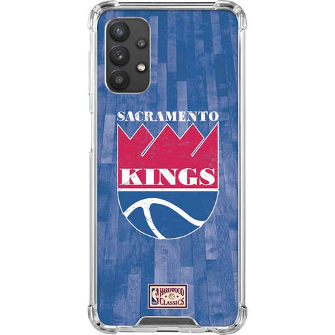 NBA Sacramento Kings Hardwood Classics Galaxy A32 5G Clear Case