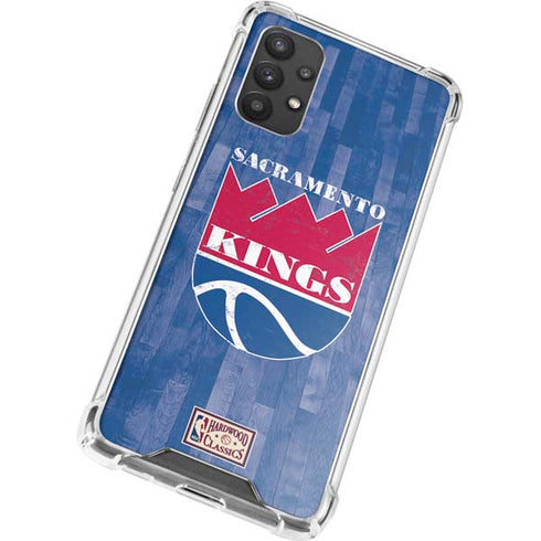 NBA Sacramento Kings Hardwood Classics Galaxy A32 5G Clear Case