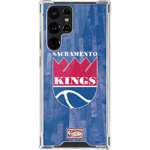 NBA Sacramento Kings Hardwood Classics Galaxy S22 Ultra Clear Case
