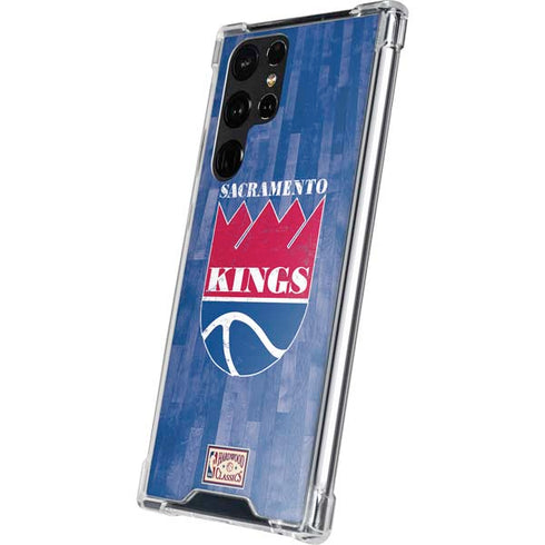 NBA Sacramento Kings Hardwood Classics Galaxy S22 Ultra Clear Case