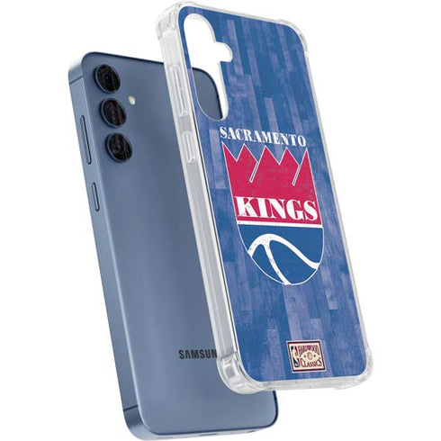 NBA Sacramento Kings Hardwood Classics Galaxy S24 Clear Case