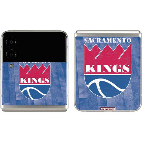 NBA Sacramento Kings Hardwood Classics Galaxy Z Flip3 5G Skin