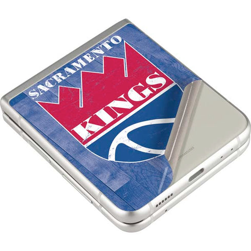 NBA Sacramento Kings Hardwood Classics Galaxy Z Flip3 5G Skin