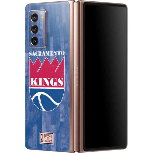 NBA Sacramento Kings Hardwood Classics Galaxy Z Fold2 5G Skin