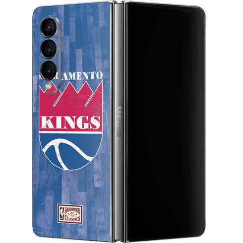 NBA Sacramento Kings Hardwood Classics Galaxy Z Fold4 5G Skin