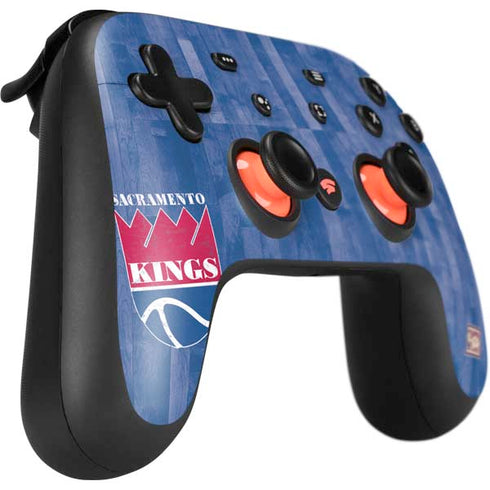 NBA Sacramento Kings Hardwood Classics Google Stadia Controller Skin