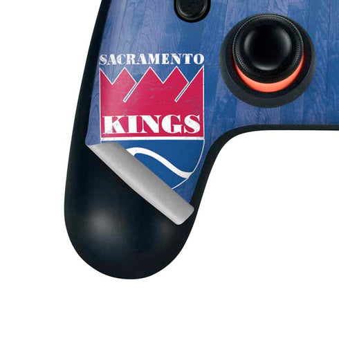 NBA Sacramento Kings Hardwood Classics Google Stadia Controller Skin