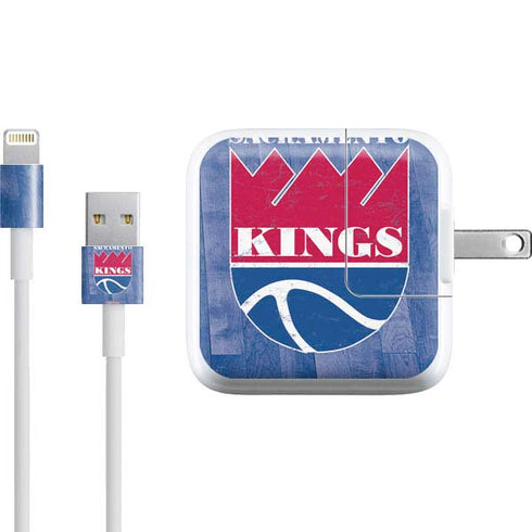 NBA Sacramento Kings Hardwood Classics iPad Charger (10W USB) Skin