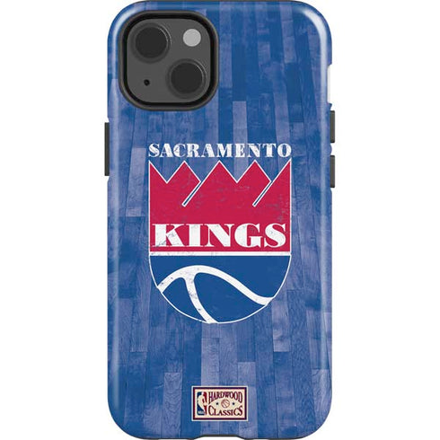 NBA Sacramento Kings Hardwood Classics iPhone 15 Impact Case