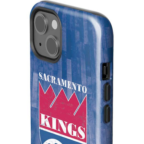 NBA Sacramento Kings Hardwood Classics iPhone 15 Impact Case