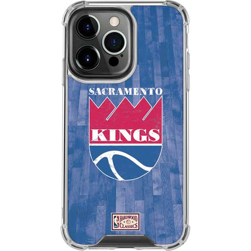NBA Sacramento Kings Hardwood Classics iPhone 15 Pro Clear Case