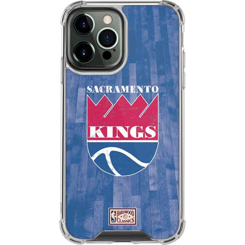 NBA Sacramento Kings Hardwood Classics iPhone 15 Pro Max Clear Case
