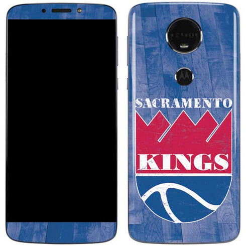 NBA Sacramento Kings Hardwood Classics Moto E5 Plus Skin