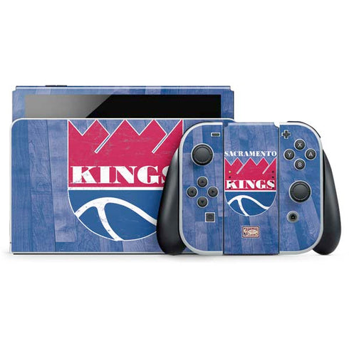 NBA Sacramento Kings Hardwood Classics Nintendo Switch OLED (2021) Skin