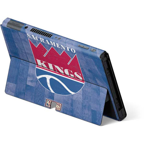 NBA Sacramento Kings Hardwood Classics Nintendo Switch OLED (2021) Skin