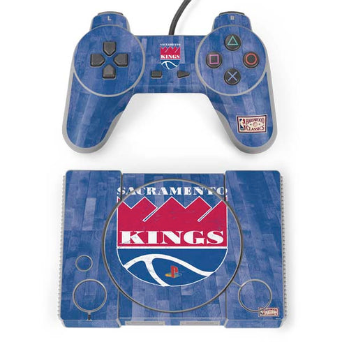 NBA Sacramento Kings Hardwood Classics PlayStation Classic Bundle Skin