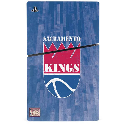 NBA Sacramento Kings Hardwood Classics PS5 Slim Disk Console Skin