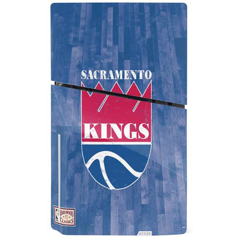 NBA Sacramento Kings Hardwood Classics PS5 Slim Disk Console Skin