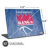 NBA Sacramento Kings Hardwood Classics Universal Laptop 12in (9.8 x 6.8in) Skin