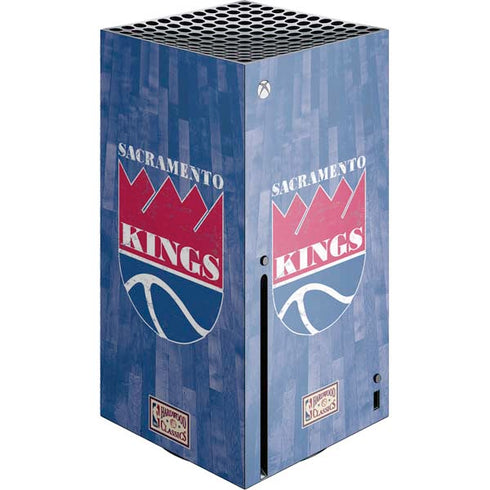 NBA Sacramento Kings Hardwood Classics Xbox Series X Console Skin