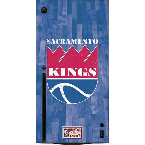 NBA Sacramento Kings Hardwood Classics Xbox Series X Console Skin