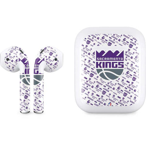 NBA Sacramento Kings History Logo Blast Apple AirPods Skin