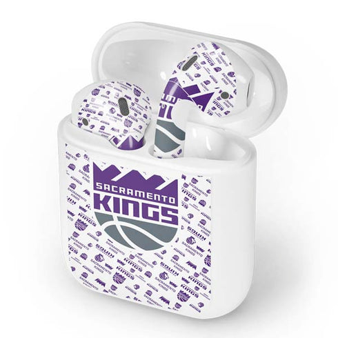 NBA Sacramento Kings History Logo Blast Apple AirPods Skin