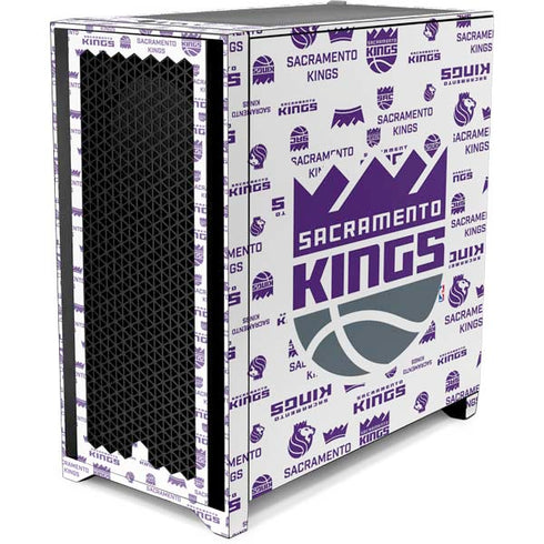 NBA Sacramento Kings History Logo Blast Corsair 4000D Tempered Glass Mid-Tower ATX Case Skin