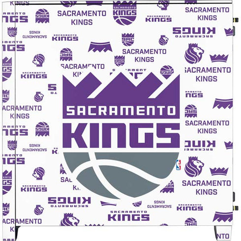 NBA Sacramento Kings History Logo Blast Corsair 4000D Tempered Glass Mid-Tower ATX Case Skin