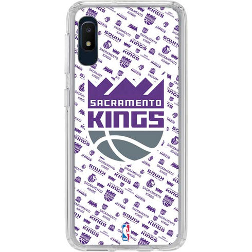 NBA Sacramento Kings History Logo Blast Galaxy A10e Clear Case