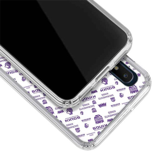 NBA Sacramento Kings History Logo Blast Galaxy A10e Clear Case