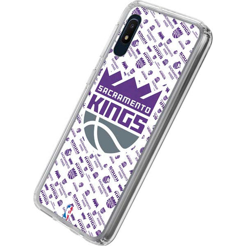 NBA Sacramento Kings History Logo Blast Galaxy A10e Clear Case
