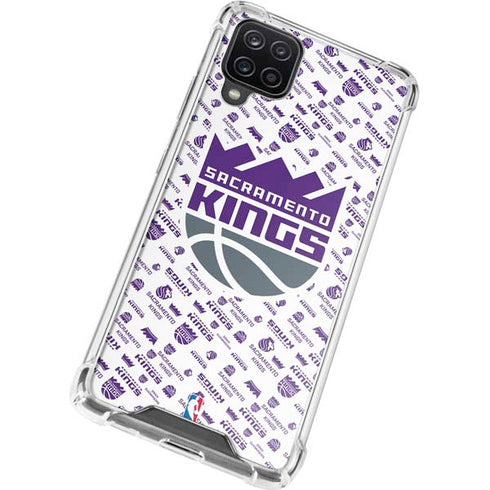 NBA Sacramento Kings History Logo Blast Galaxy A12 Clear Case