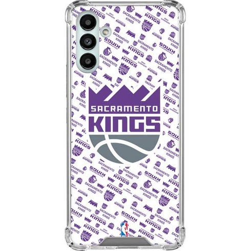 NBA Sacramento Kings History Logo Blast Galaxy A13 5G Clear Case