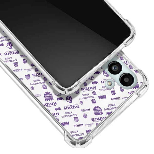 NBA Sacramento Kings History Logo Blast Galaxy A13 5G Clear Case