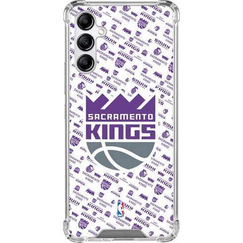 NBA Sacramento Kings History Logo Blast Galaxy A15 5G Clear Case