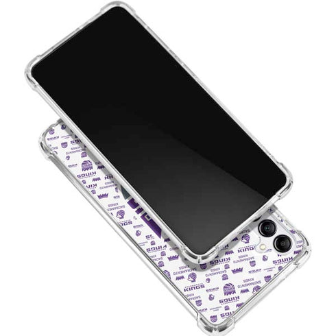 NBA Sacramento Kings History Logo Blast Galaxy A15 5G Clear Case