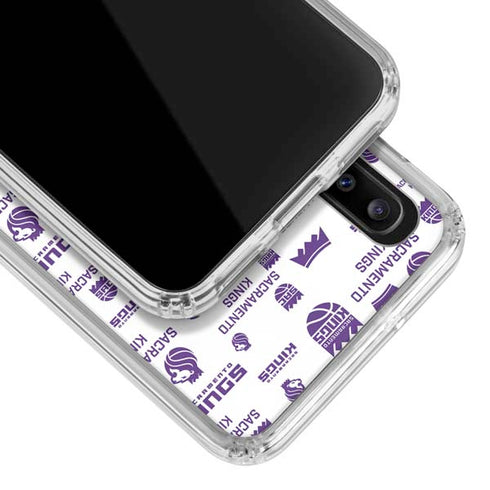 NBA Sacramento Kings History Logo Blast Galaxy A20 Clear Case