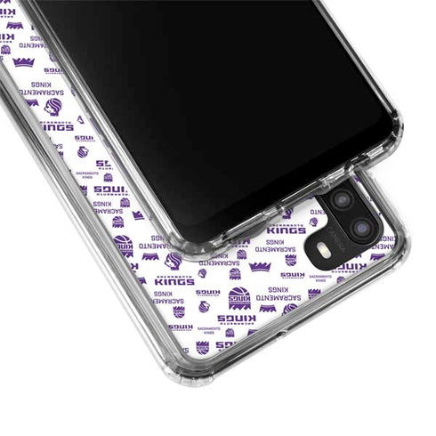 NBA Sacramento Kings History Logo Blast Galaxy A21 Clear Case
